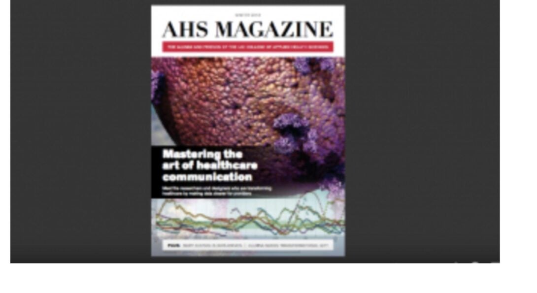 cover of AHS magazine
