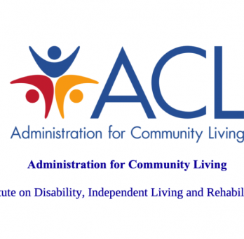 Image of the National Institute on Disability, Independent Living, and Rehabilitation Research, within the Administration for Community Living
                  