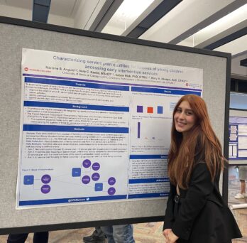 Marlene Presenting her Capstone Project at the AHS Research Day
                  