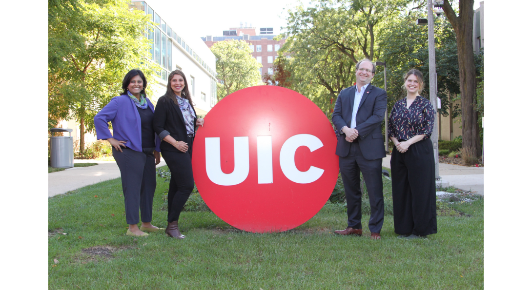 Project team members from the College of Applied Health Sciences at UIC